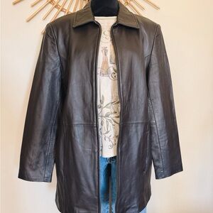 Butter Soft Leather Jacket in Chocolate